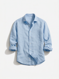 Light Blue Linen Shirt